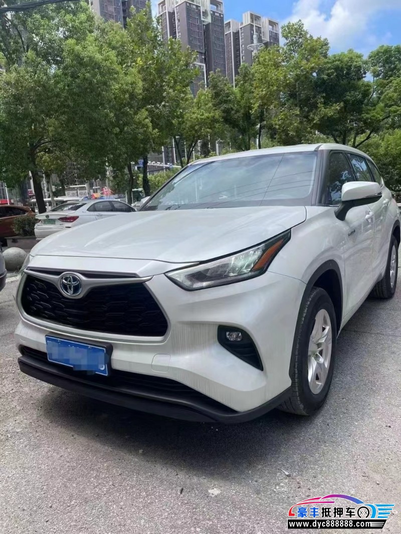 24年丰田汉兰达轿车抵押车出售