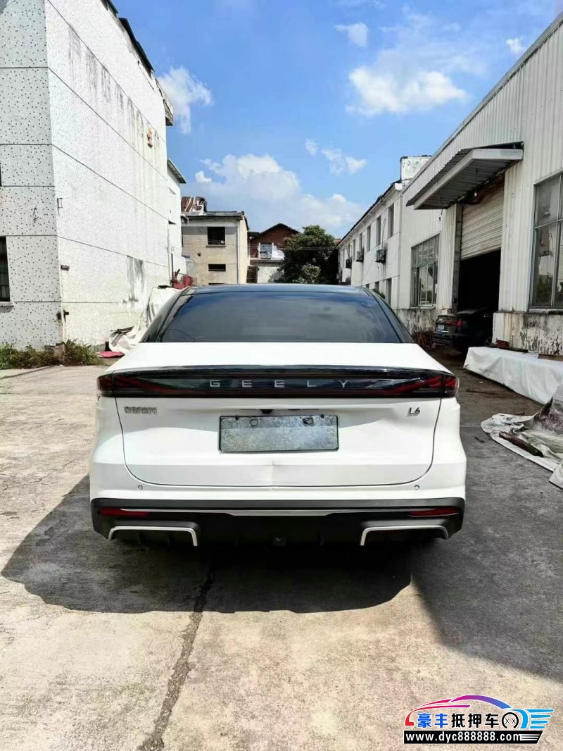 24年吉利银河L6轿车抵押车出售