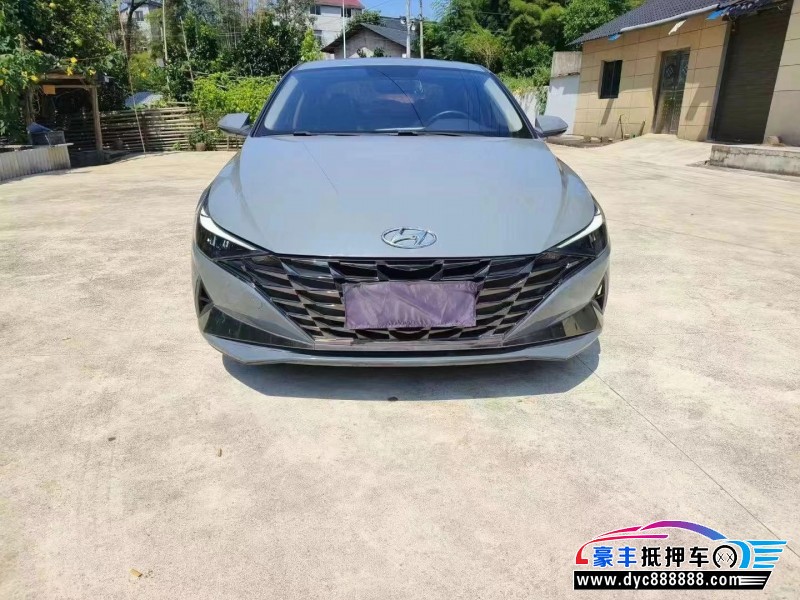 21年现代伊兰特轿车抵押车出售