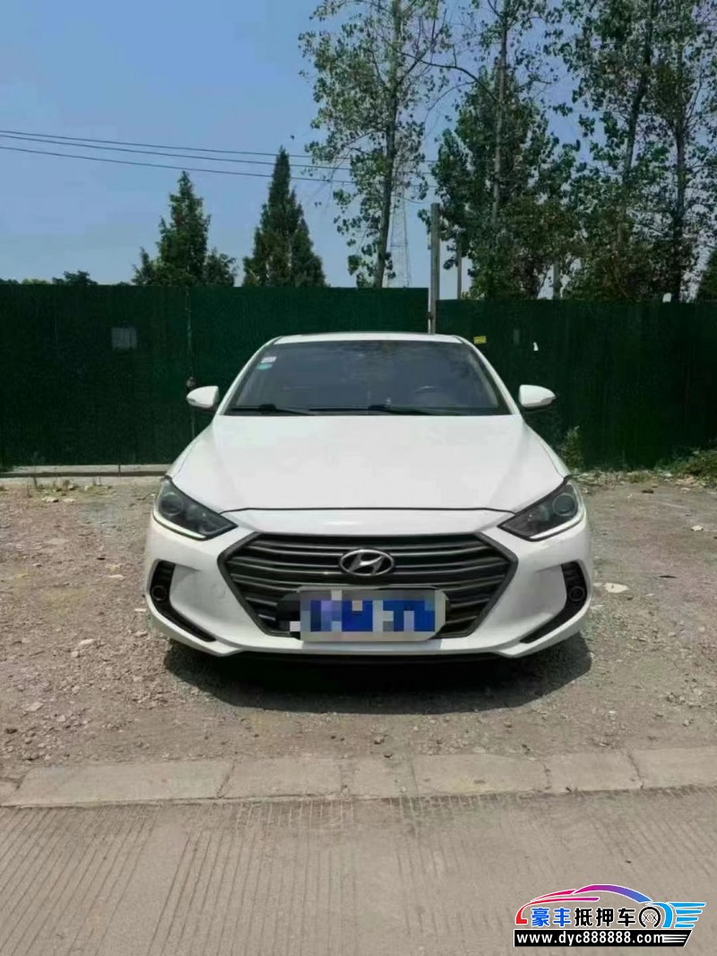 19年现代领动轿车抵押车出售