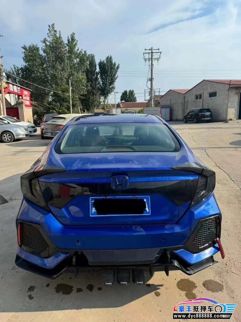 19年本田思域轿车抵押车出售