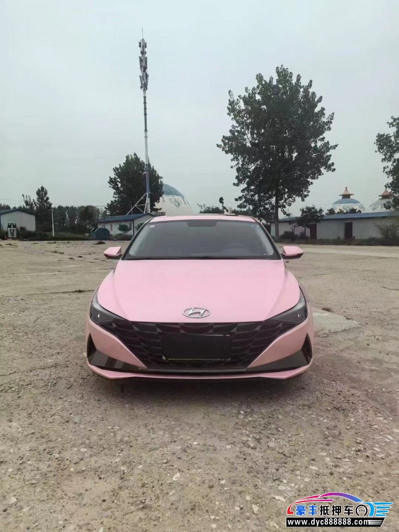 21年现代伊兰特轿车抵押车出售