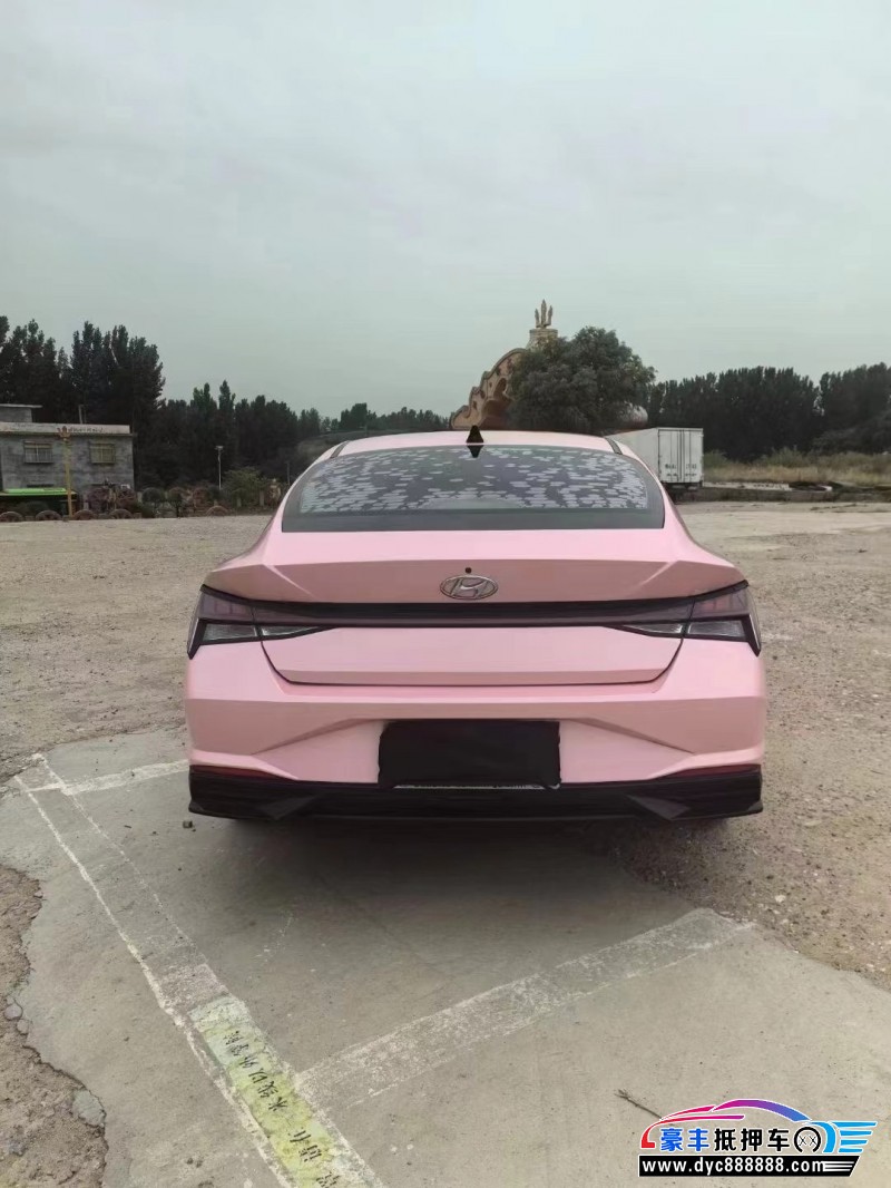 21年现代伊兰特轿车抵押车出售