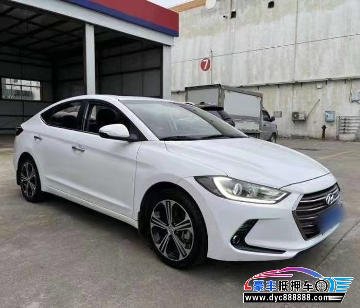 18年现代领动轿车抵押车出售