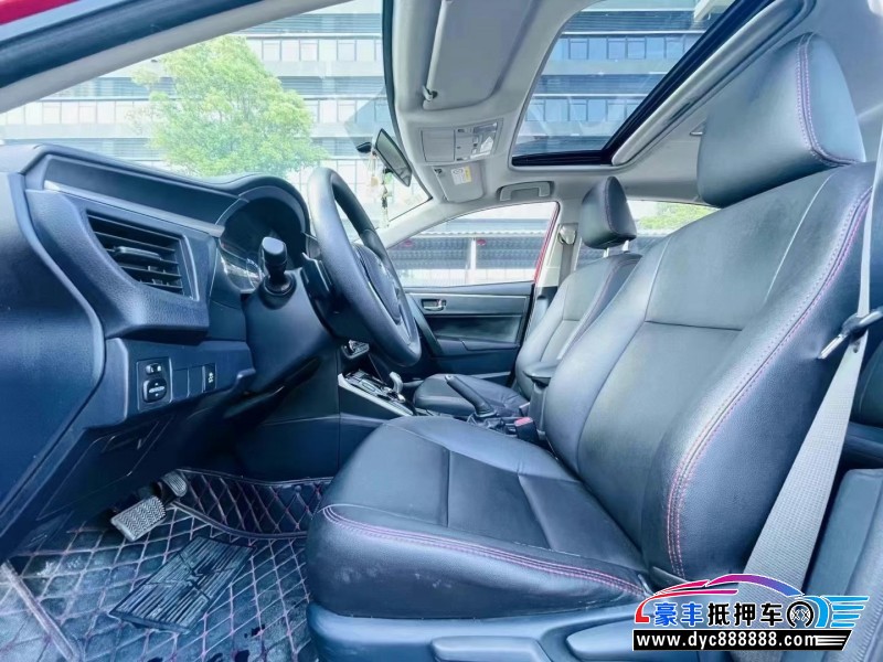 16年丰田雷凌轿车抵押车出售