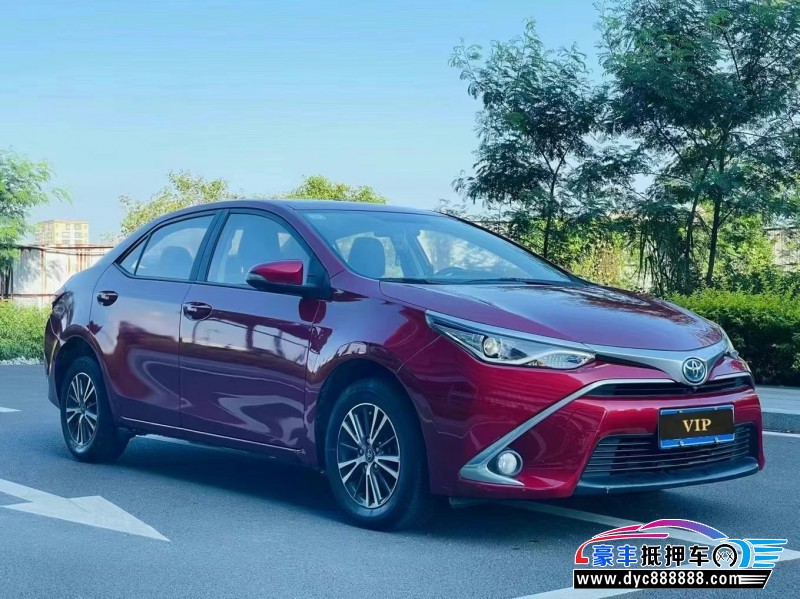 16年丰田雷凌轿车抵押车出售