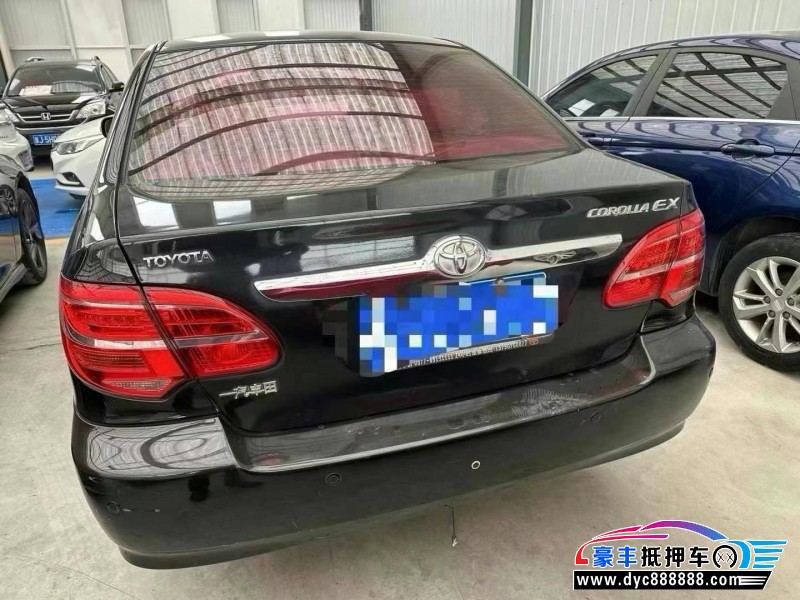 13年丰田花冠轿车抵押车出售