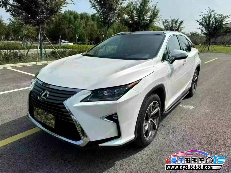 19年雷克萨斯RX轿车抵押车出售