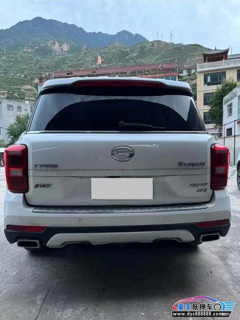 19年传祺GS8轿车抵押车出售