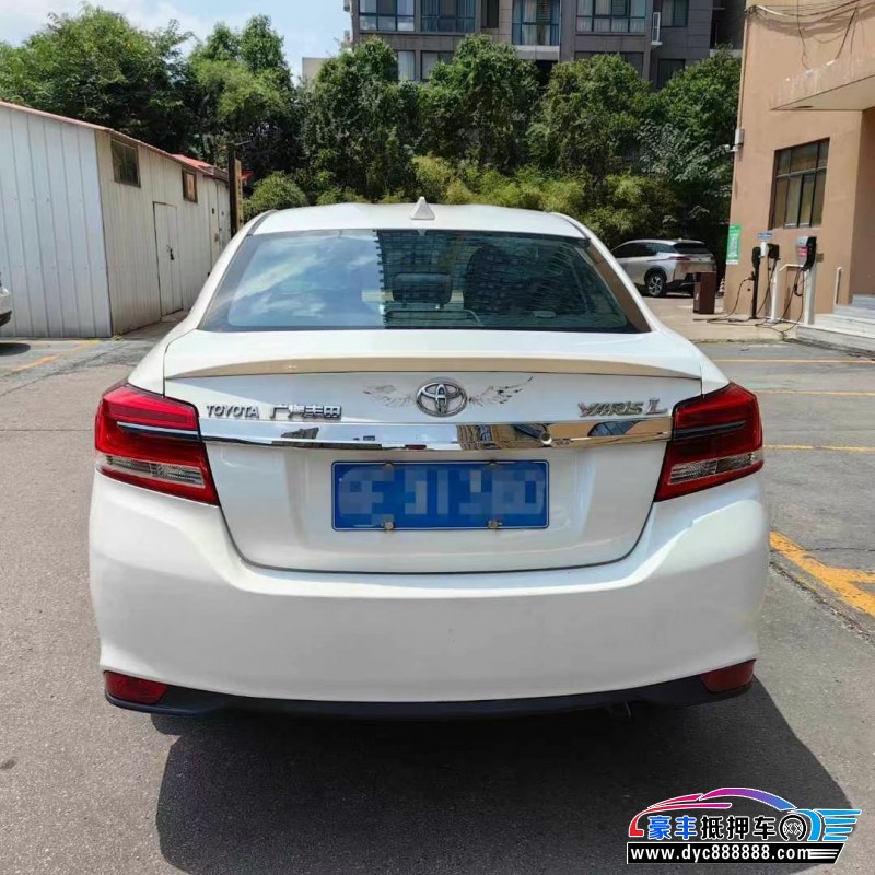 18年丰田YARiS L 致享轿车抵押车出售