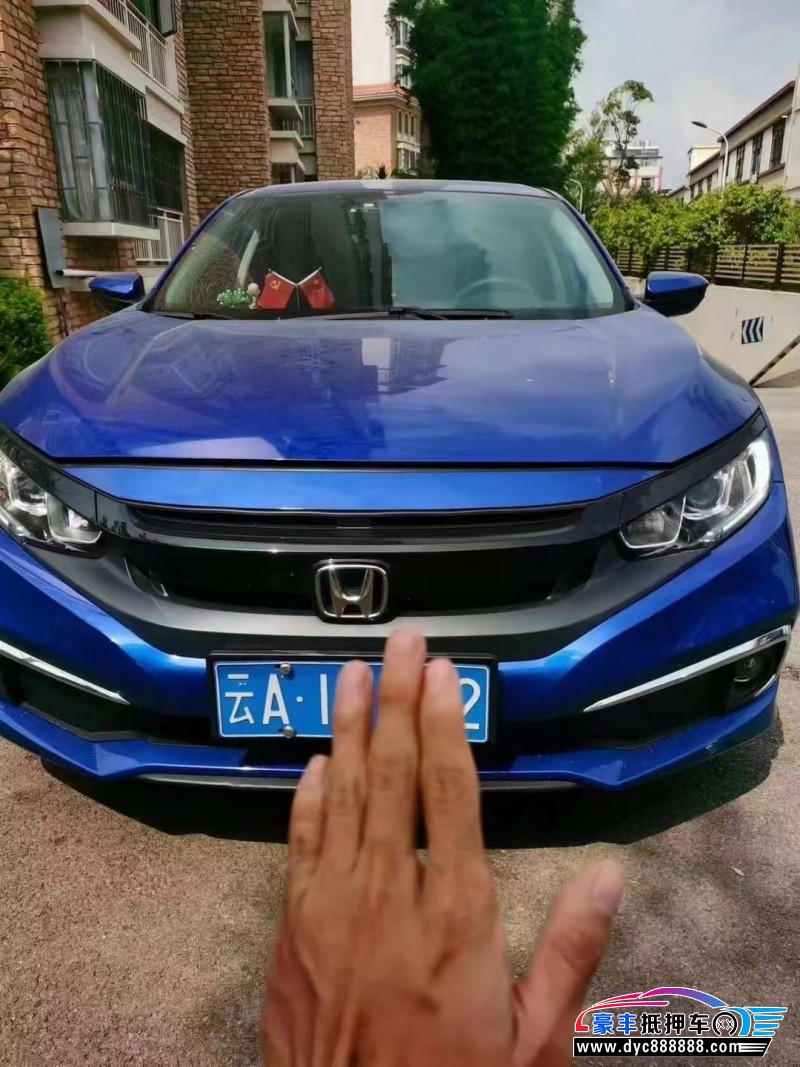 21年本田思域轿车抵押车出售