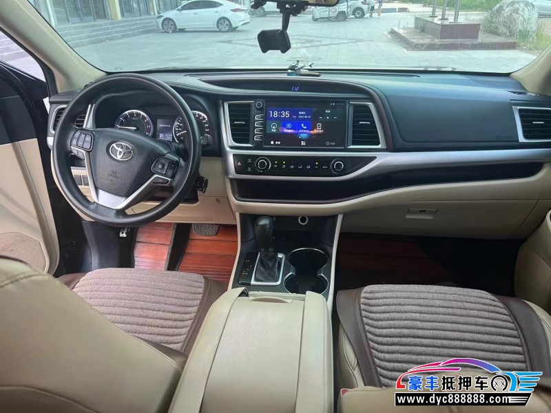 17年丰田汉兰达轿车抵押车出售