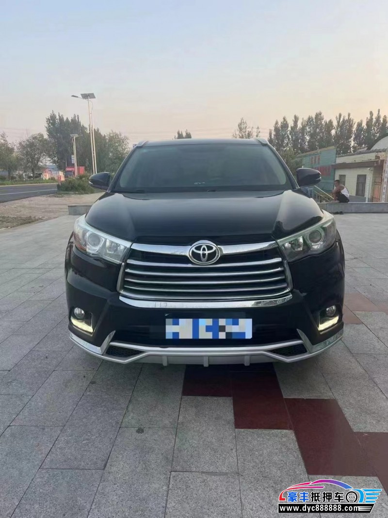 17年丰田汉兰达轿车抵押车出售