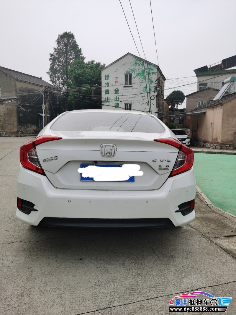 19年本田思域轿车抵押车出售