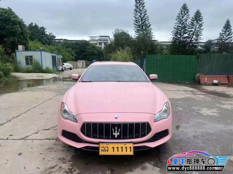 14年玛莎拉蒂总裁轿车抵押车出售