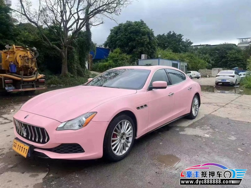 14年玛莎拉蒂总裁轿车抵押车出售