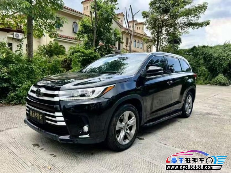 19年丰田汉兰达轿车抵押车出售