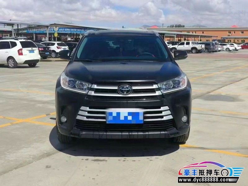 19年丰田汉兰达轿车抵押车出售