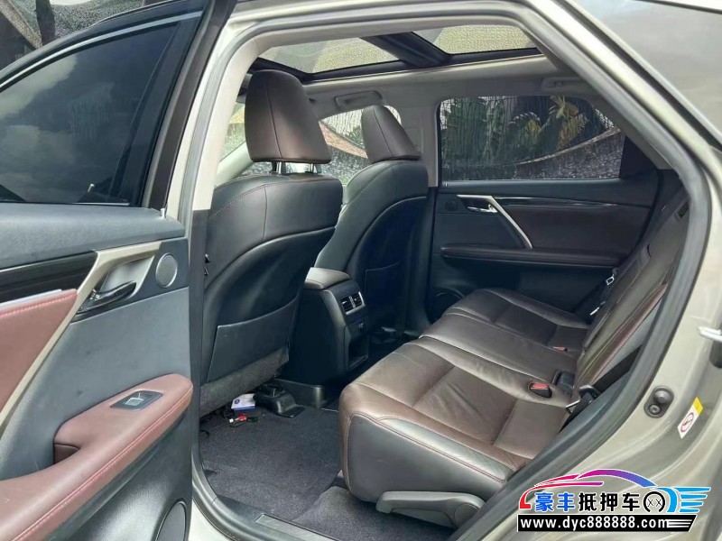 19年雷克萨斯RX轿车抵押车出售