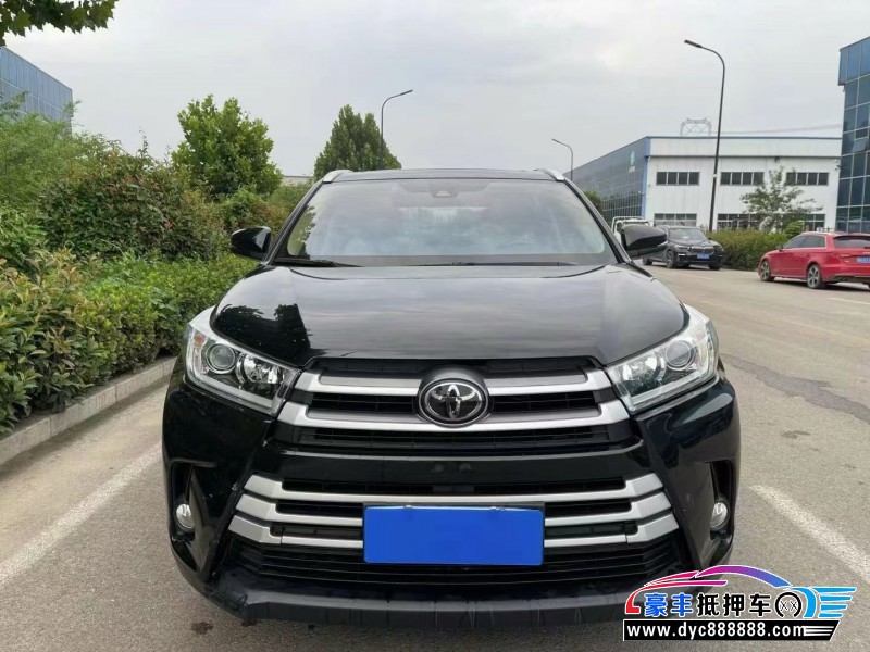 18年丰田汉兰达轿车抵押车出售