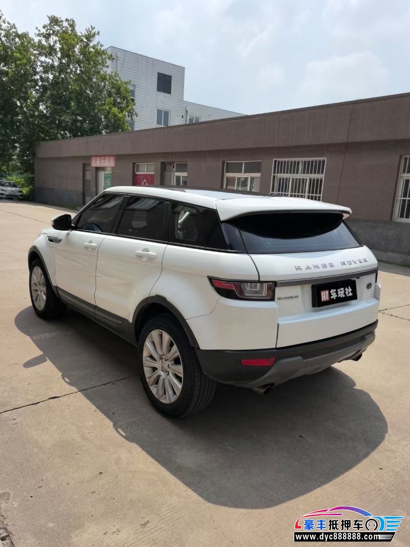 17年路虎揽胜极光轿车抵押车出售