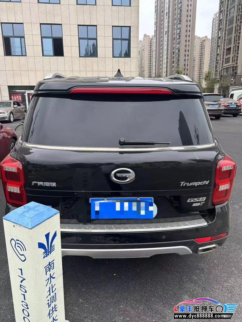 18年传祺GS8轿车抵押车出售