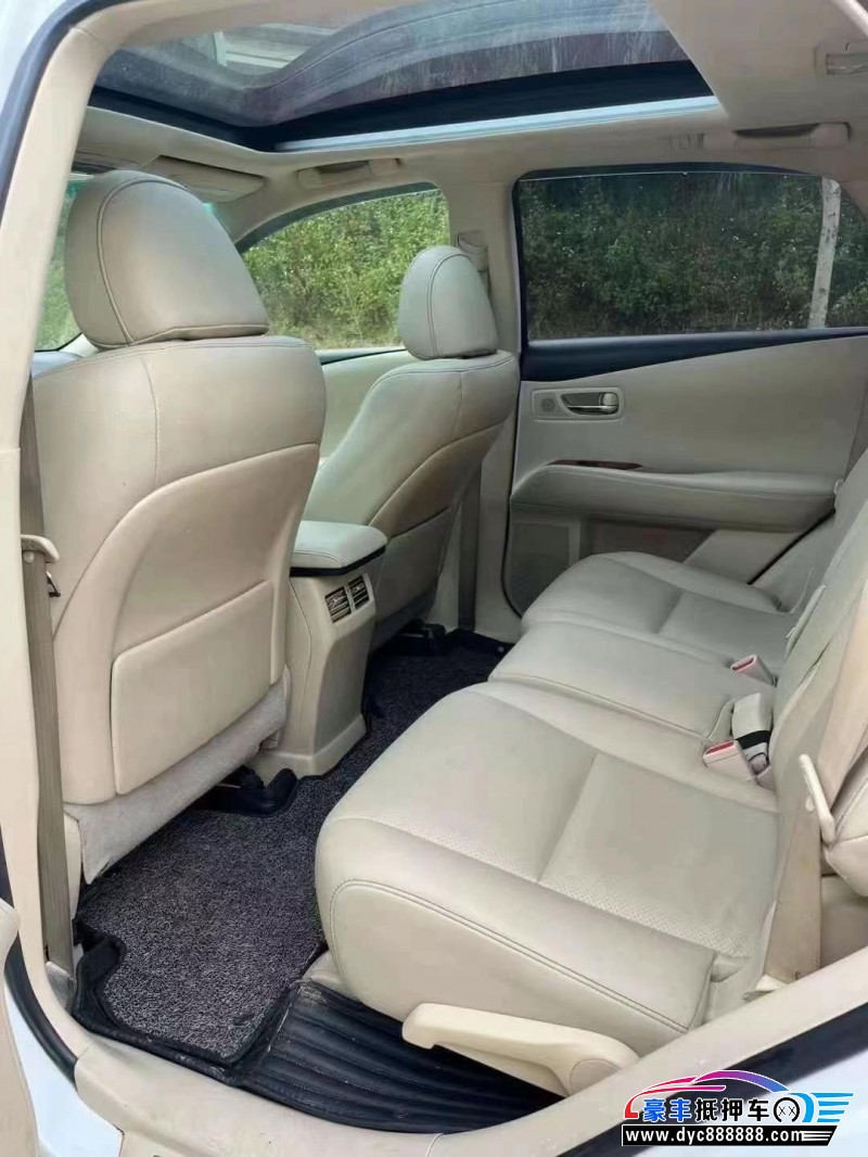 10年雷克萨斯RX轿车抵押车出售