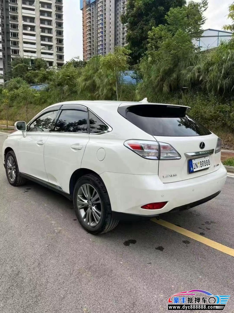 10年雷克萨斯RX轿车抵押车出售