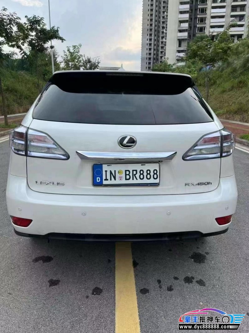 10年雷克萨斯RX轿车抵押车出售