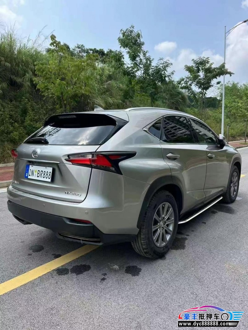 17年雷克萨斯NX轿车抵押车出售