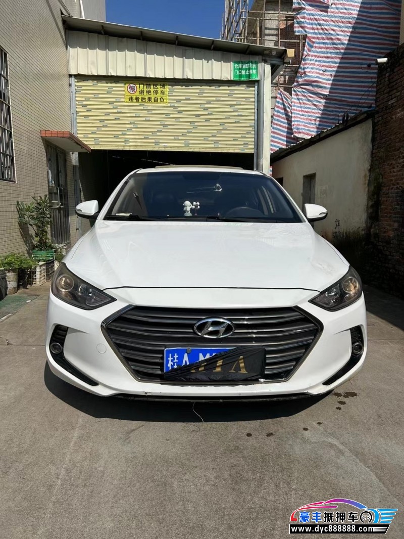 18年现代领动轿车抵押车出售