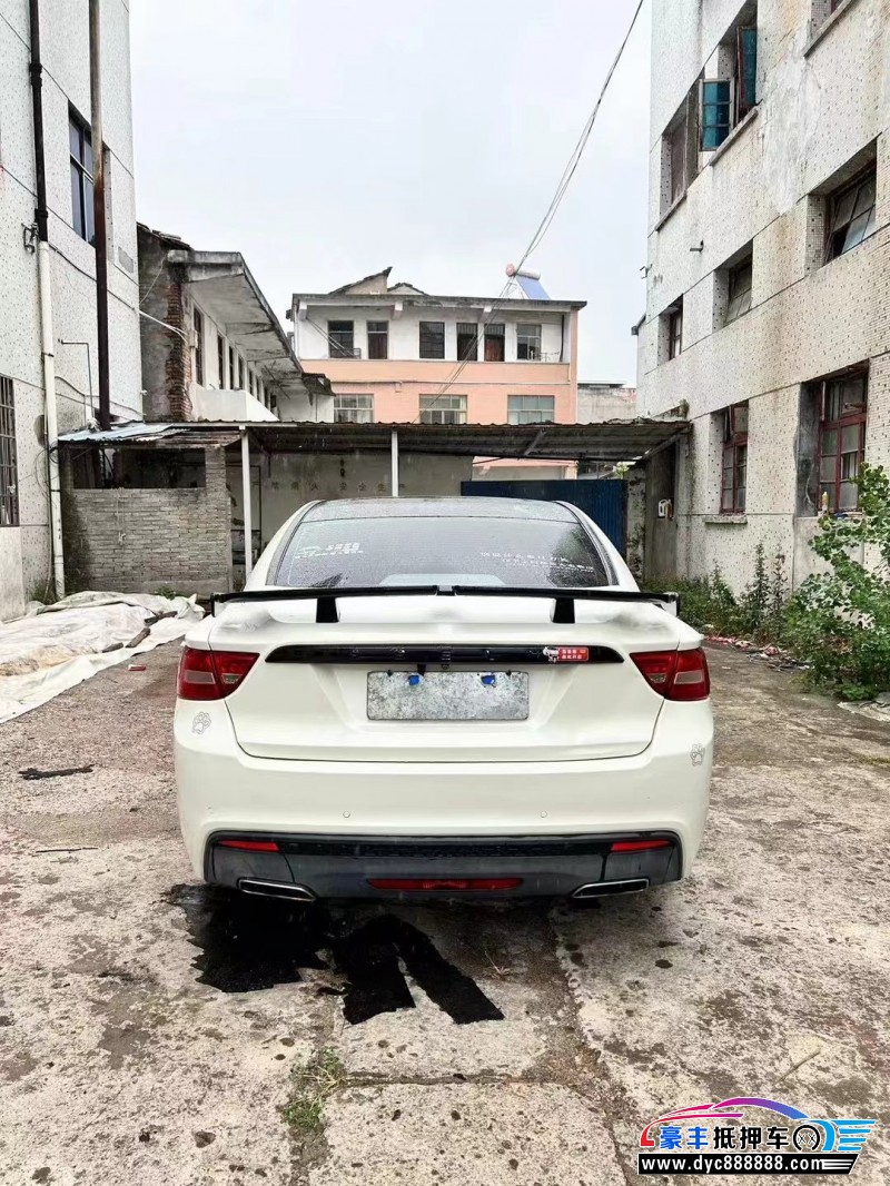 16年吉利博瑞轿车抵押车出售