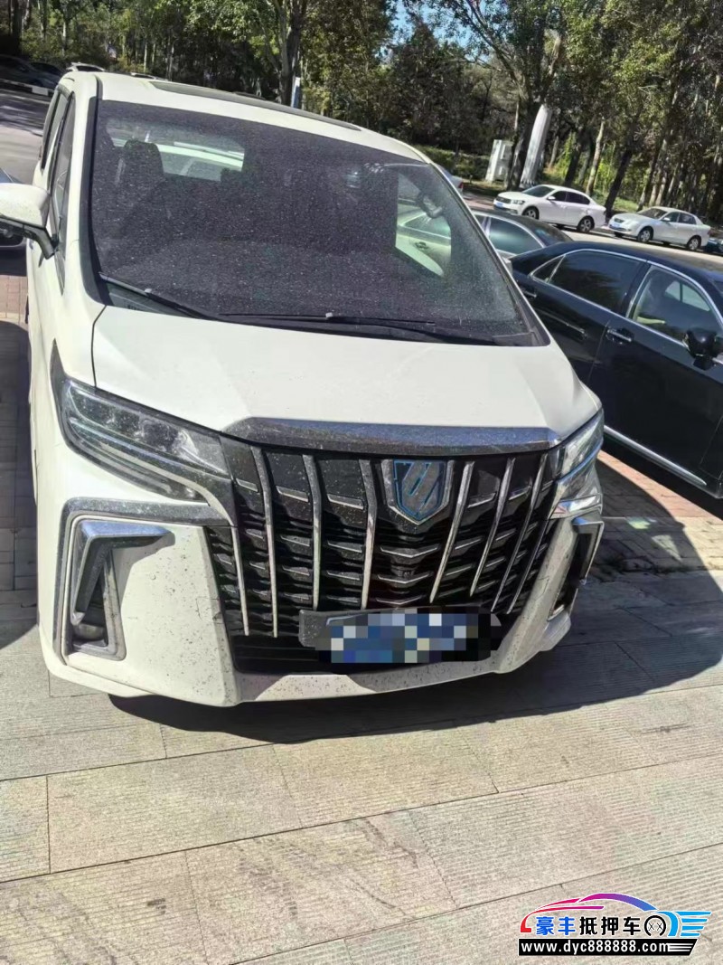 17年丰田埃尔法轿车抵押车出售