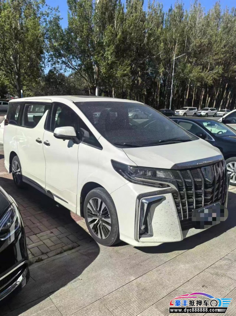 17年丰田埃尔法轿车抵押车出售