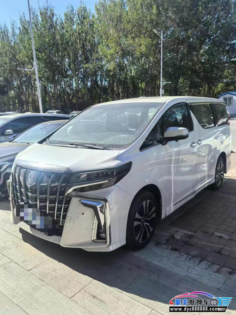 17年丰田埃尔法轿车抵押车出售