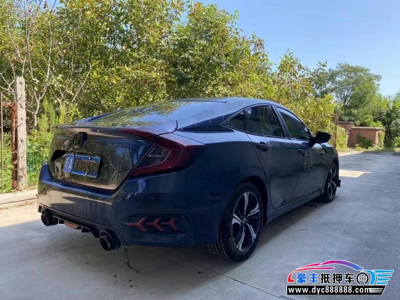 19年本田思域轿车抵押车出售