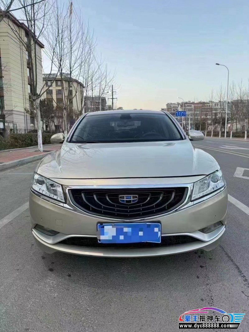 16年吉利博瑞轿车抵押车出售