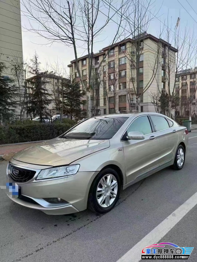 16年吉利博瑞轿车抵押车出售