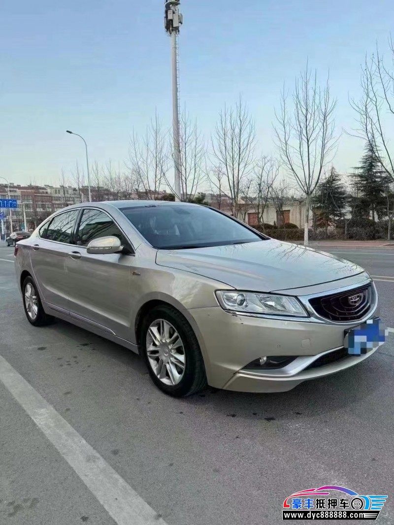 16年吉利博瑞轿车抵押车出售