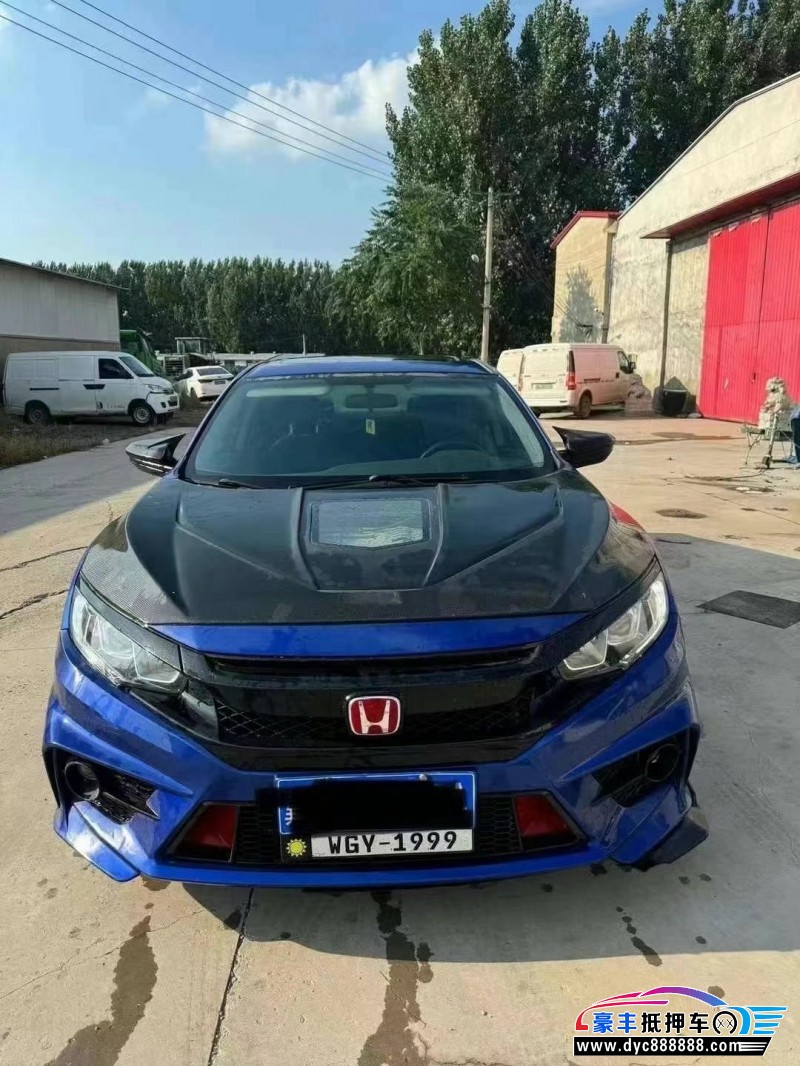 19年本田思域轿车抵押车出售