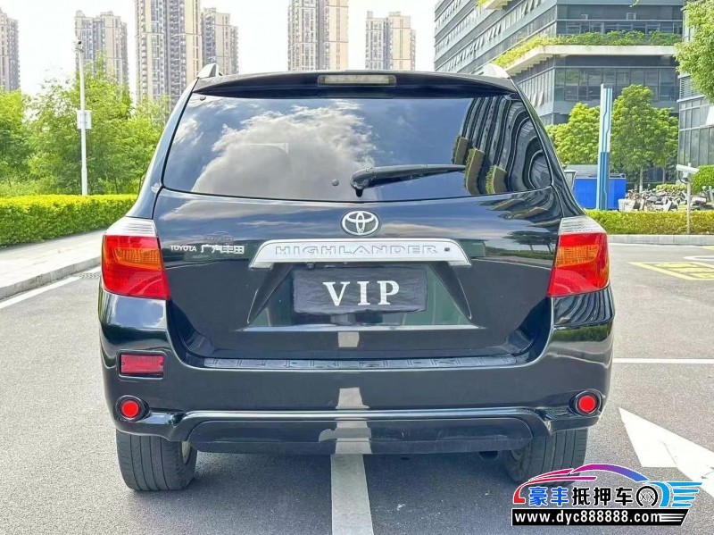 10年丰田汉兰达轿车抵押车出售