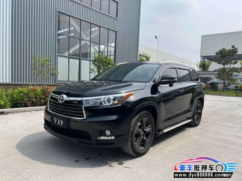 16年丰田汉兰达轿车抵押车出售