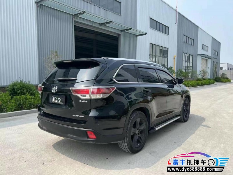 16年丰田汉兰达轿车抵押车出售