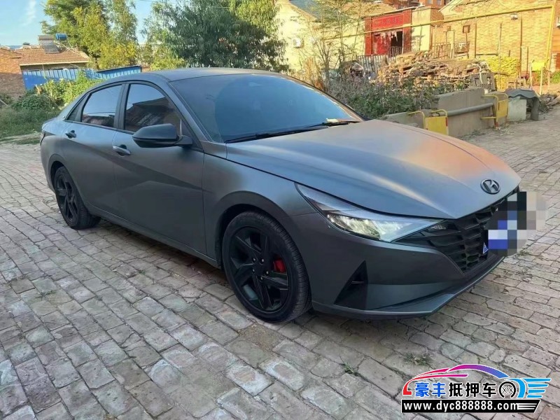 23年现代伊兰特轿车抵押车出售