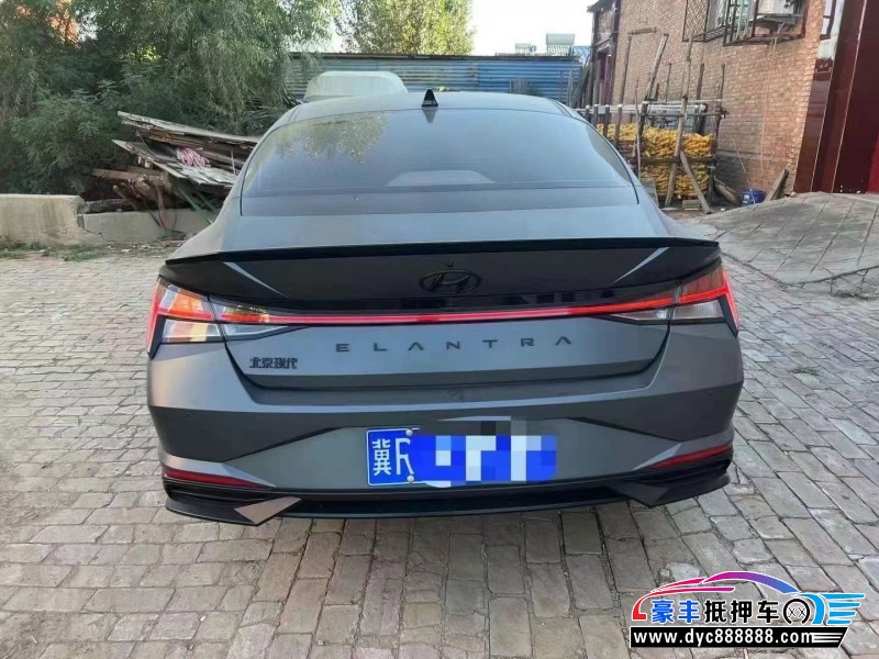 23年现代伊兰特轿车抵押车出售