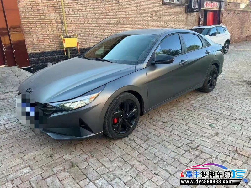 23年现代伊兰特轿车抵押车出售