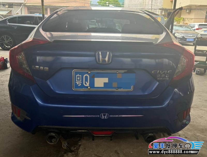 16年本田思域轿车抵押车出售