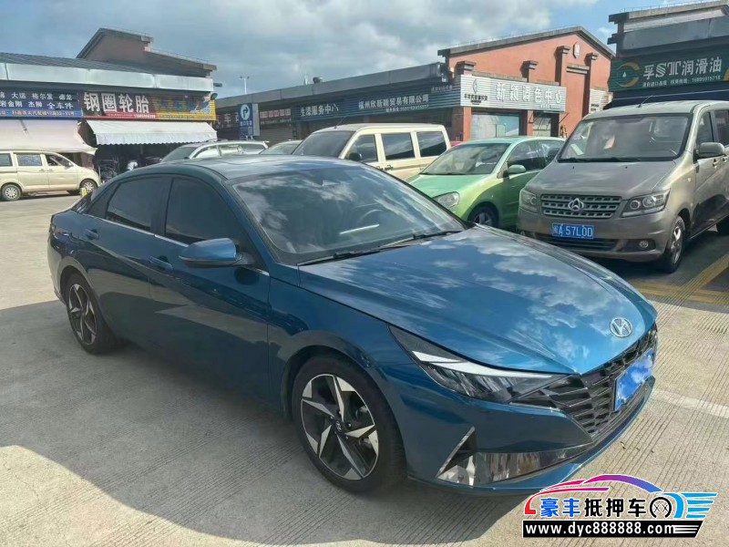 23年现代伊兰特轿车抵押车出售