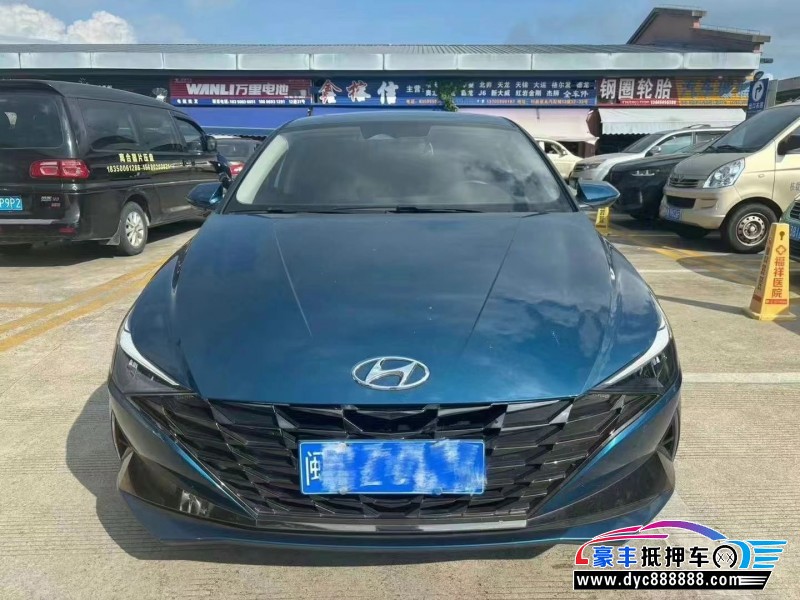 23年现代伊兰特轿车抵押车出售