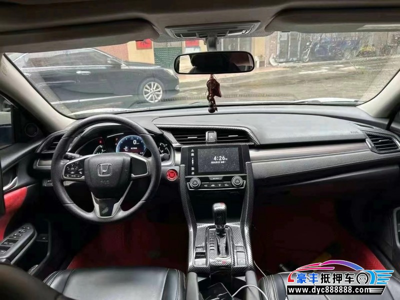 19年本田思域轿车抵押车出售